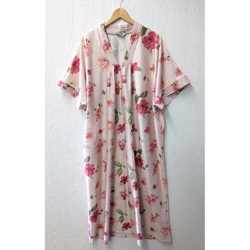 Metropolitan House Dress Muumuu Cottagecore Feminine Floral Plus Size 3X